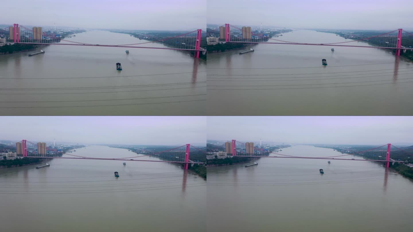 航拍宜昌长江公路大桥（三）