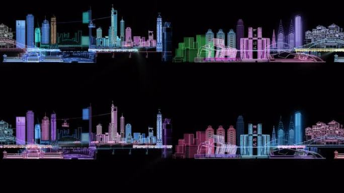 光绘重庆城市地标
