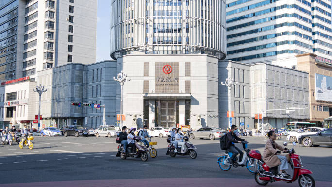 中国银行延时摄影