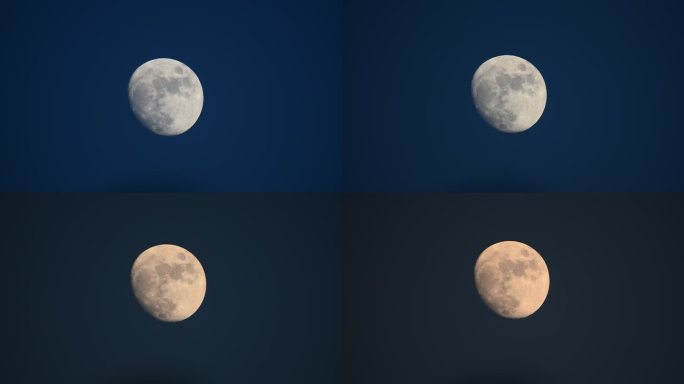 红色的月亮夜黑风高明月月光月球月圆夜