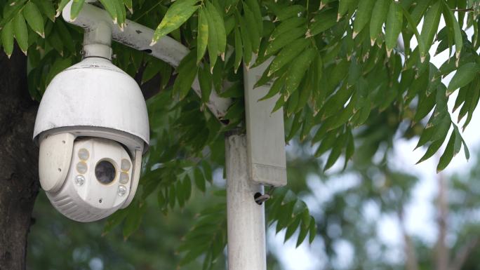 数字监控摄像头全方位红外线安保公园道路