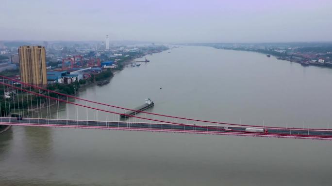 航拍宜昌长江公路大桥（二）