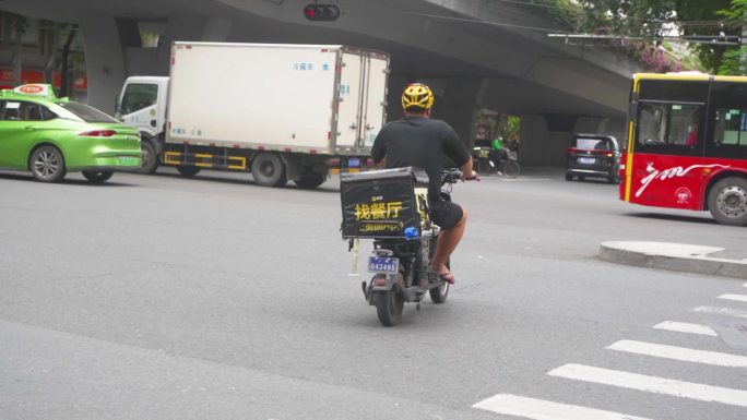 广州都市生活外卖奋斗拼搏美团骑手