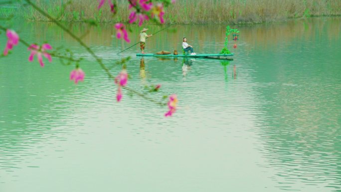 竹筏溪水2
