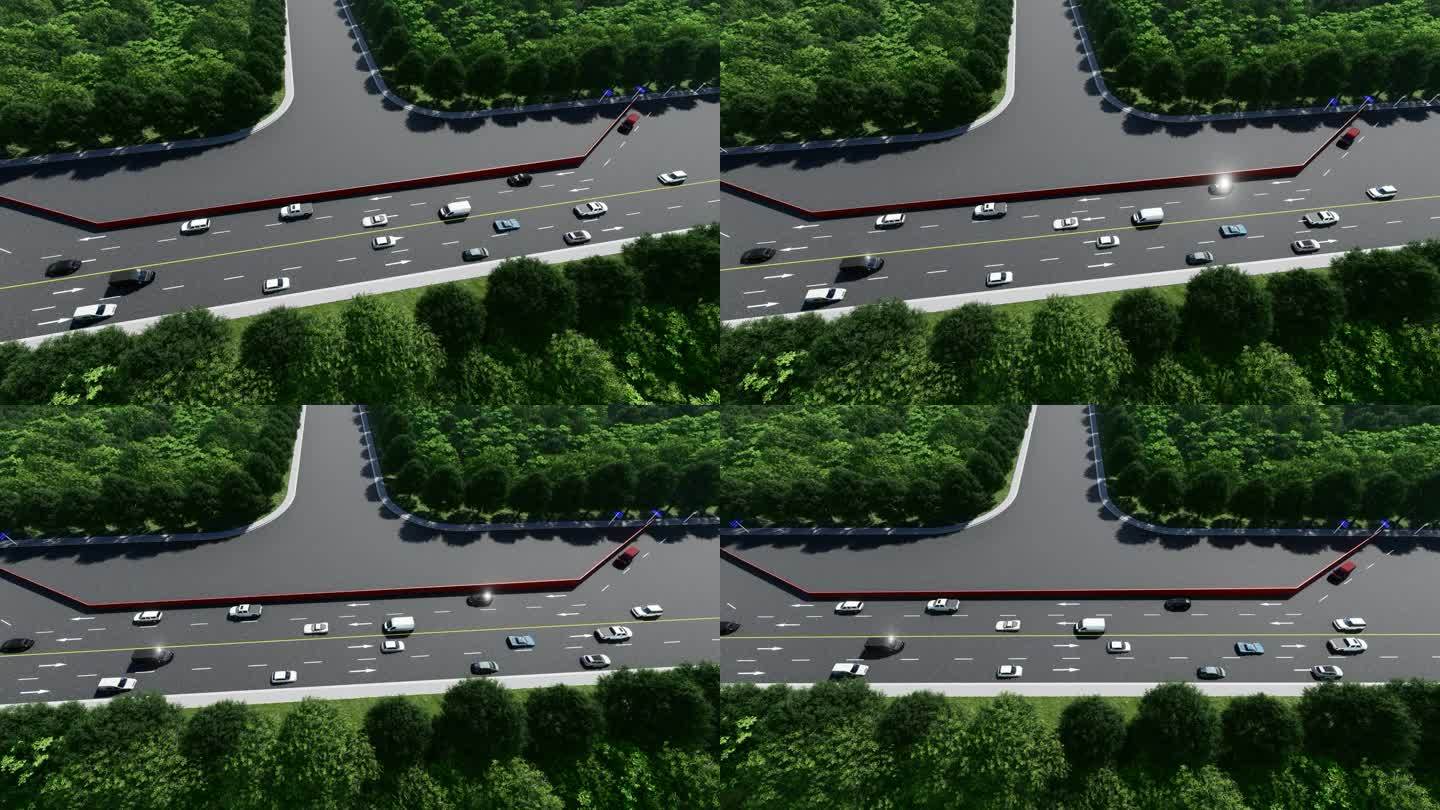 道路施工交通导改模拟