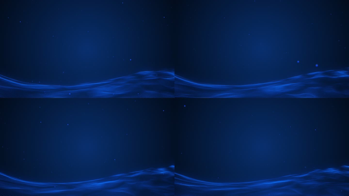 蓝色粒子海循环视频