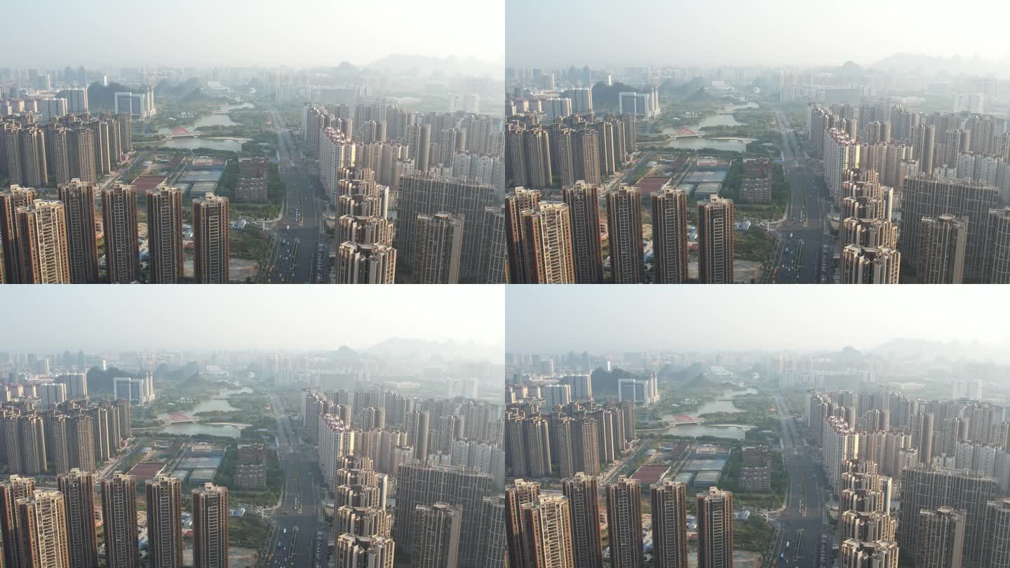 桂林临桂区城市建筑高楼