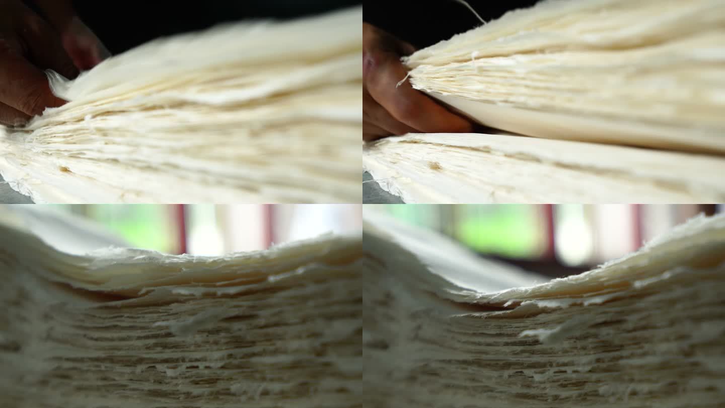 传统工艺 宣纸制造 传统造纸 纸制品生产线