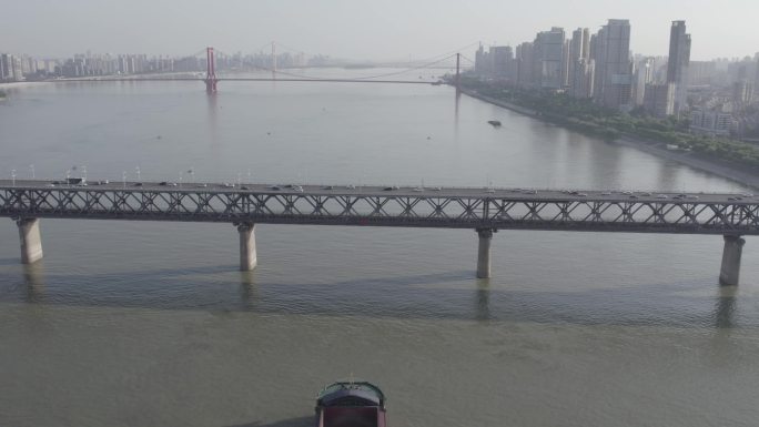 【4K】武汉长江大桥大景