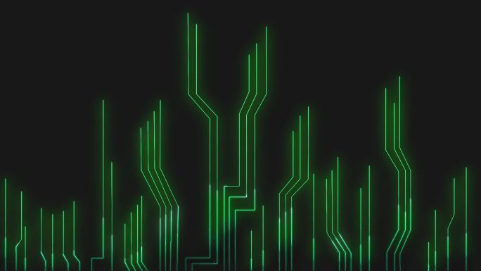 【带通道】绿色科技芯片电路板