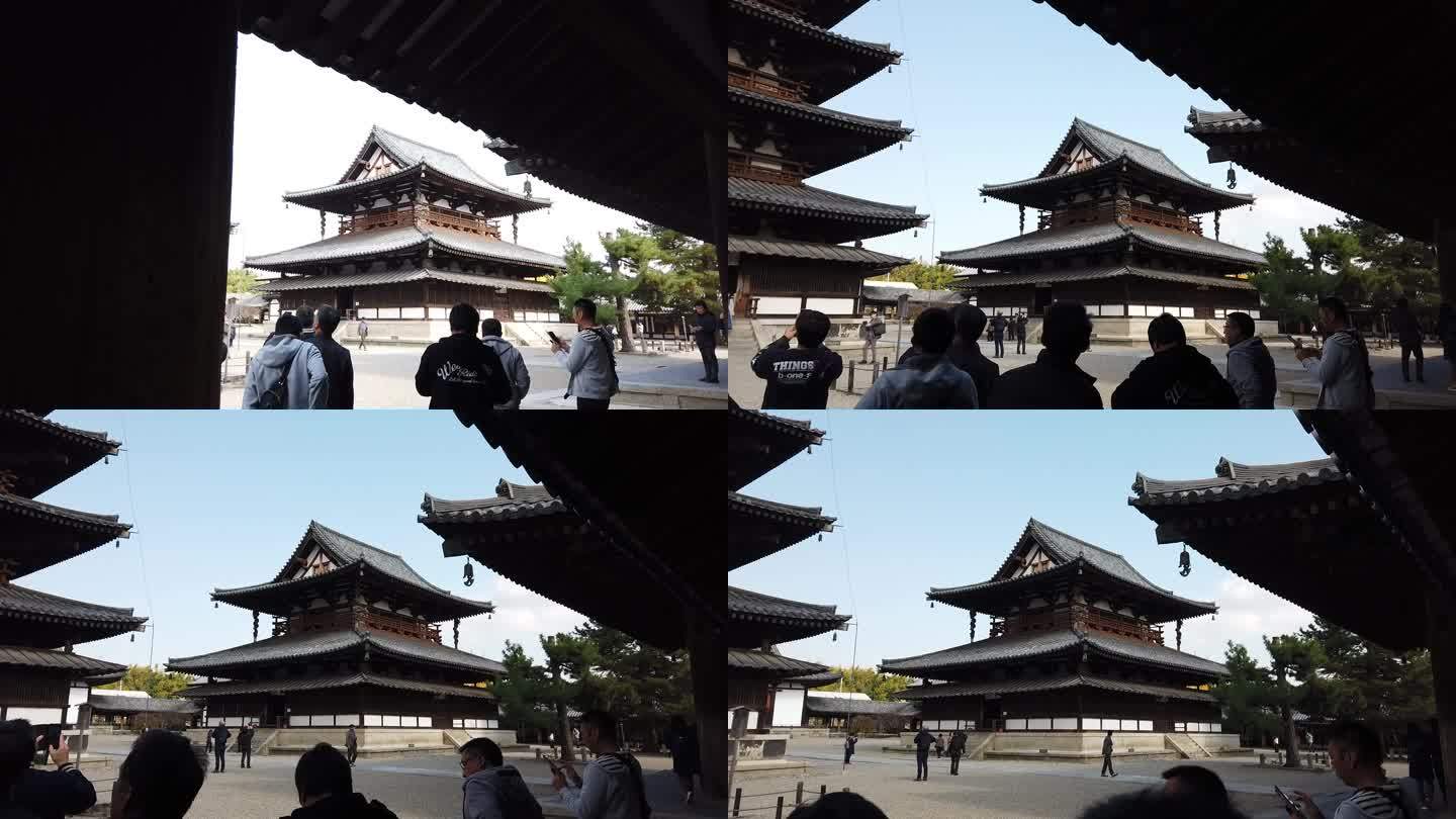 日本 奈良 法隆寺