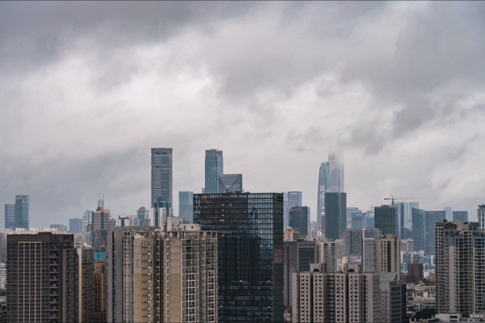 【原创8K】城市延时风雨欲来