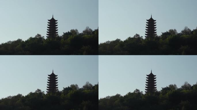 重庆渝北照母山览星塔