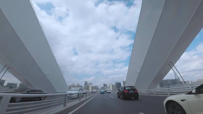 济阳路--卢浦大桥--车头视角