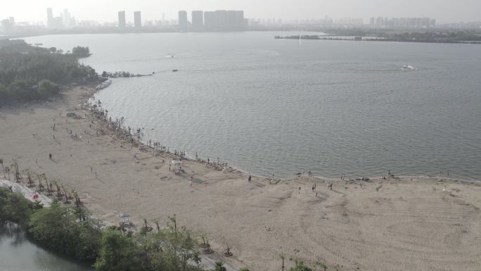 【4K】南昌瑶湖马尔代夫'沙滩