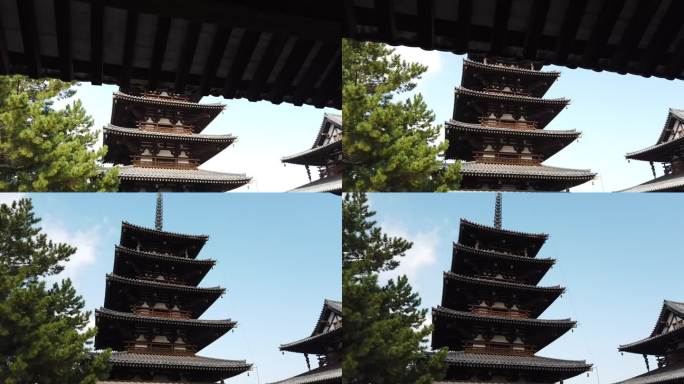 日本 奈良 法隆寺