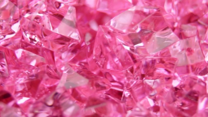 抽象水晶粉红色背景可循环