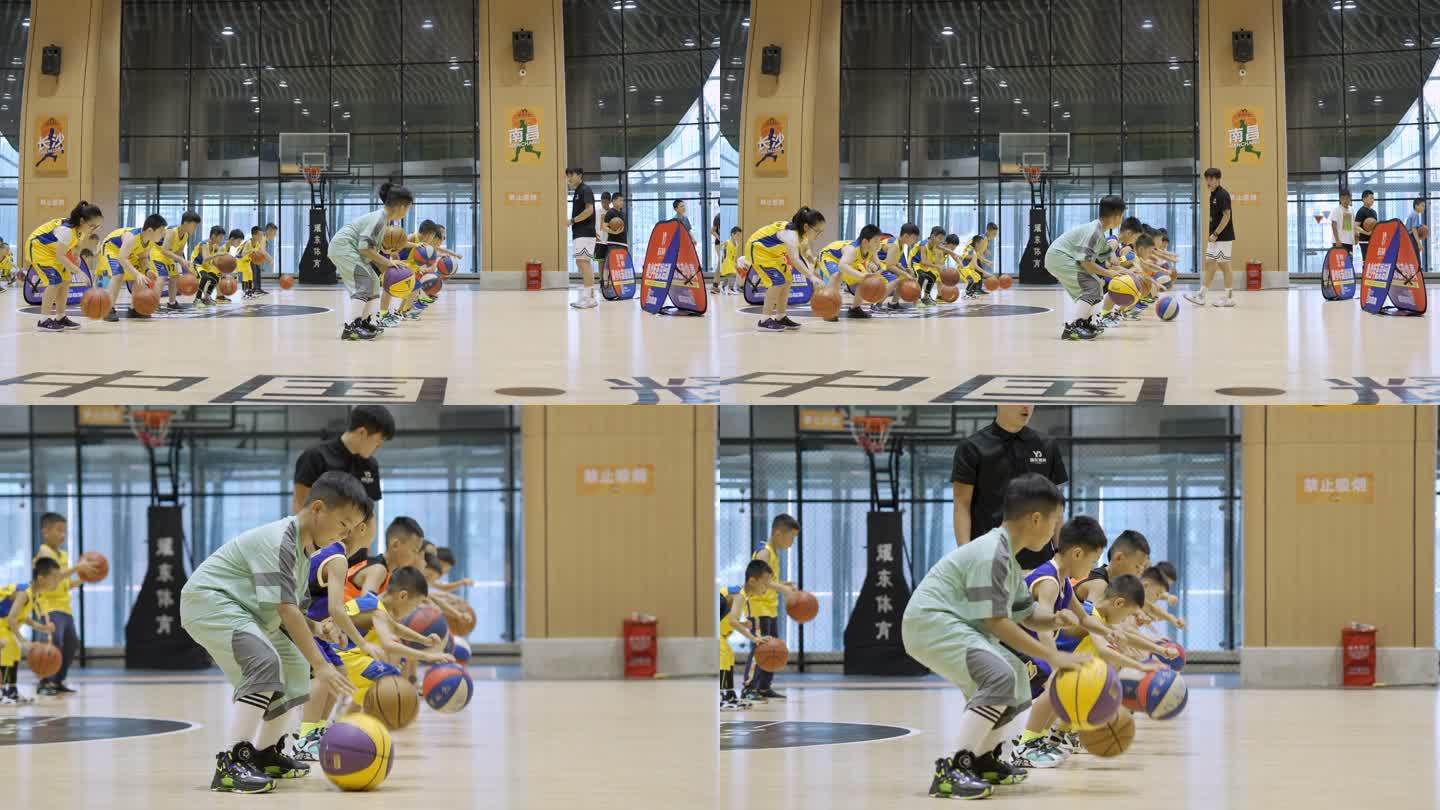 中国少年篮球队正在篮球训练集训