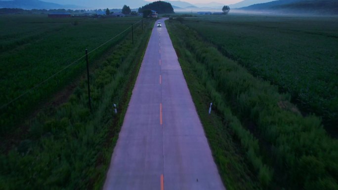 田野公路上飞驰的坦克300 对冲视角