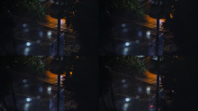 雨夜的马路