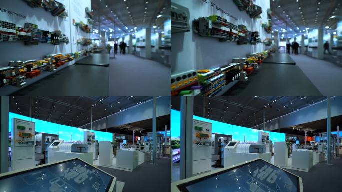 会展大厅 科技展会 产品展示 高端科技