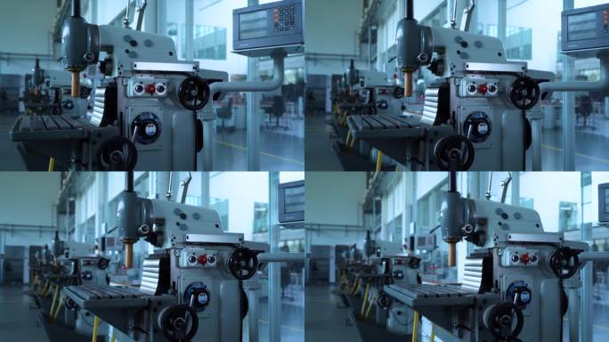 工厂车间 数控机床 精密仪器 自动化