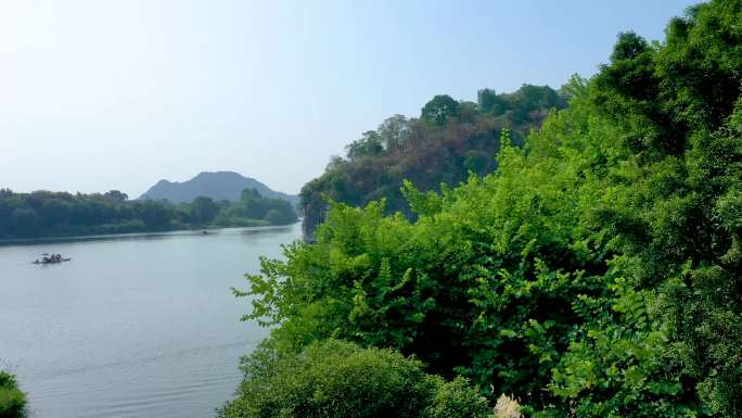 4k航拍桂林象鼻山景区