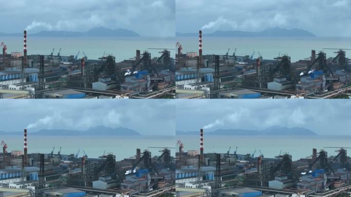 大型钢铁厂重工业大型企业污染