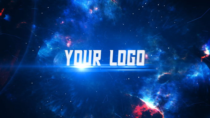 【ae模板】4k宇宙穿梭科技片头logo