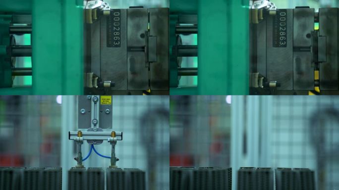 工厂车间 数控机床 零件加工 自动化生产