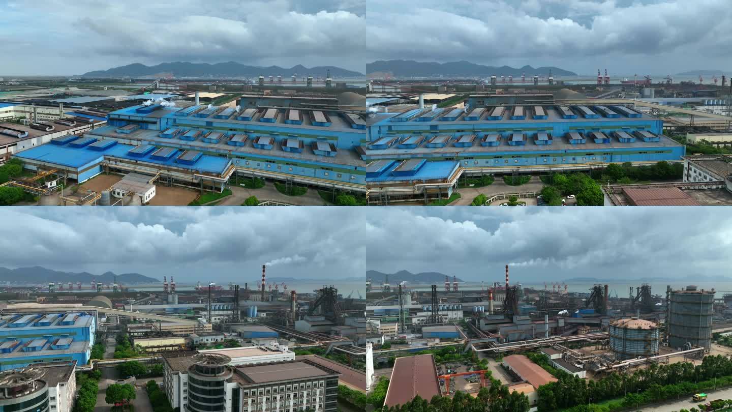 大型钢铁厂重工业港口码头