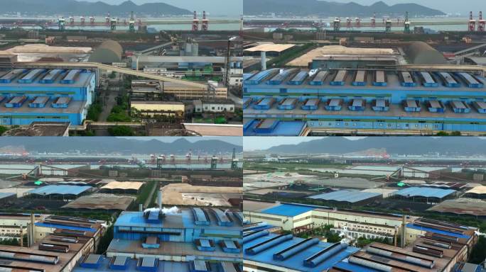 大型钢铁厂重工业港口码头