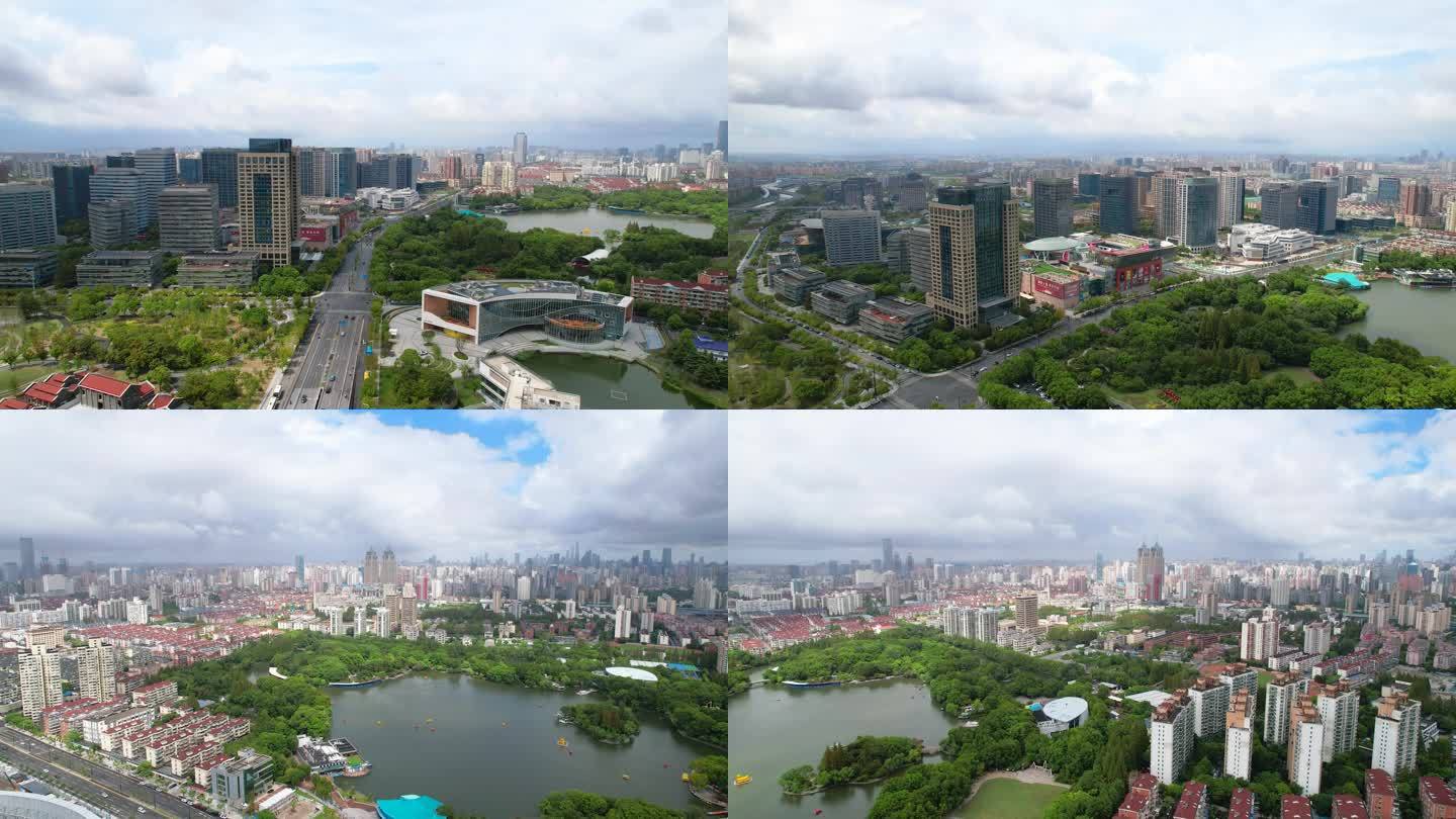上海普陀区美丽城市建设苏州河河畔长风公园