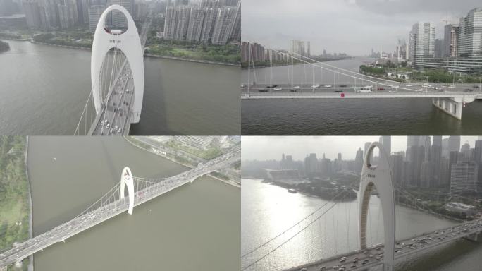 【4K】广州猎德大桥