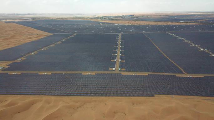 沙漠 太阳能 发电 中卫 环保 科技