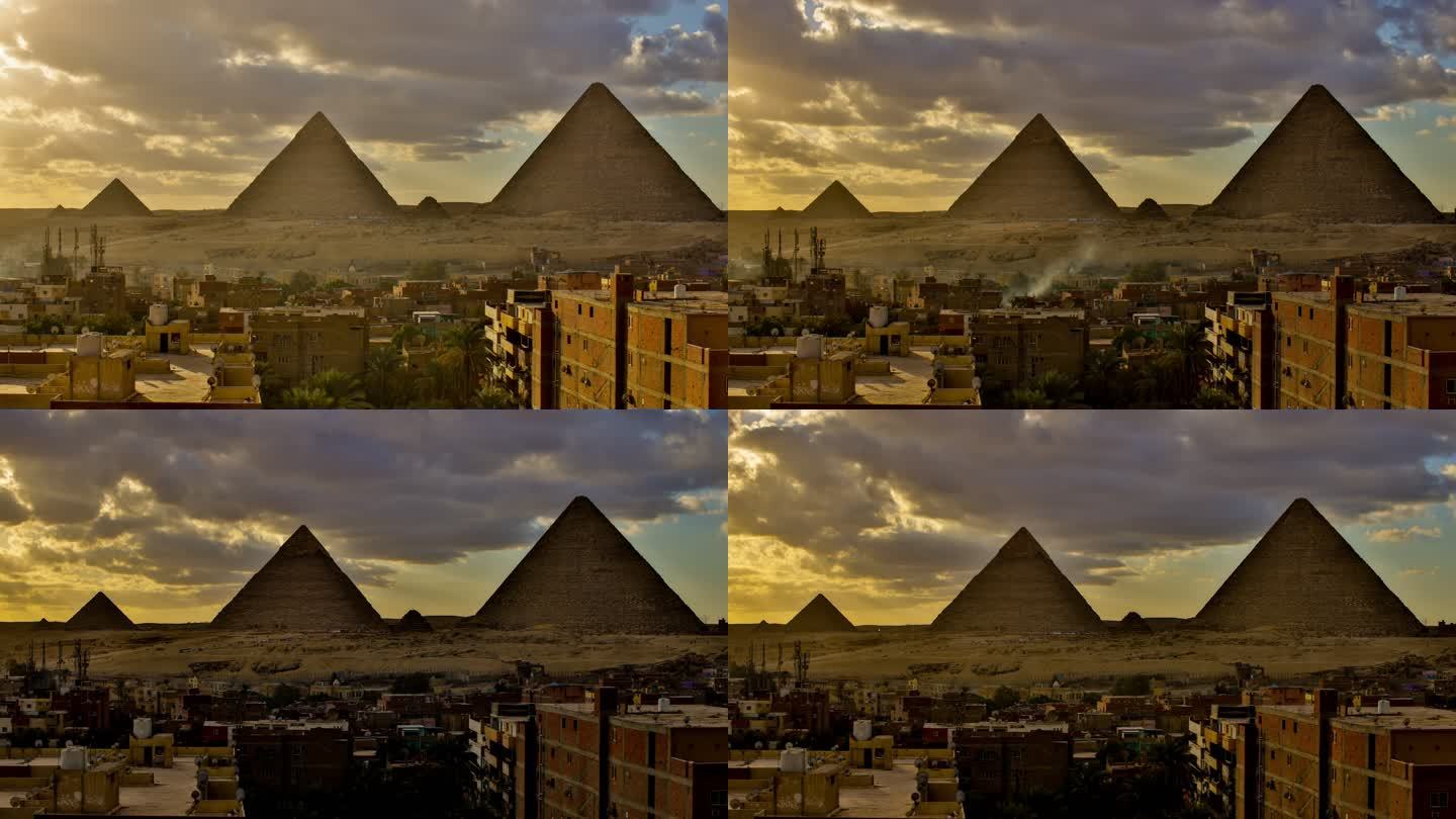 埃及吉萨大金字塔文化遗产国外景色埃及著名