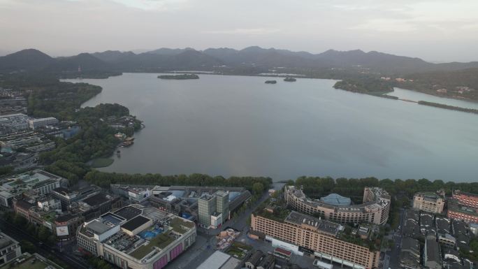 2022杭州西湖风景航拍DJI_0975