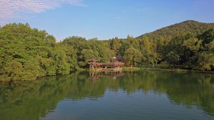 杭州西湖景区 茅家埠 游船