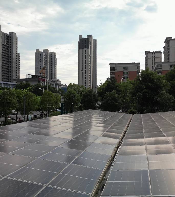 城市太阳能电站无污染新能源开发光伏发电系