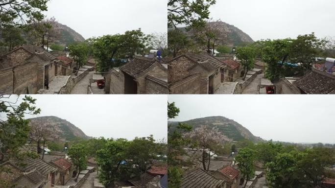 中国的山地和农庄西北农村