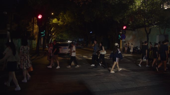 杭州 河坊街 古镇 古镇夜景 城市