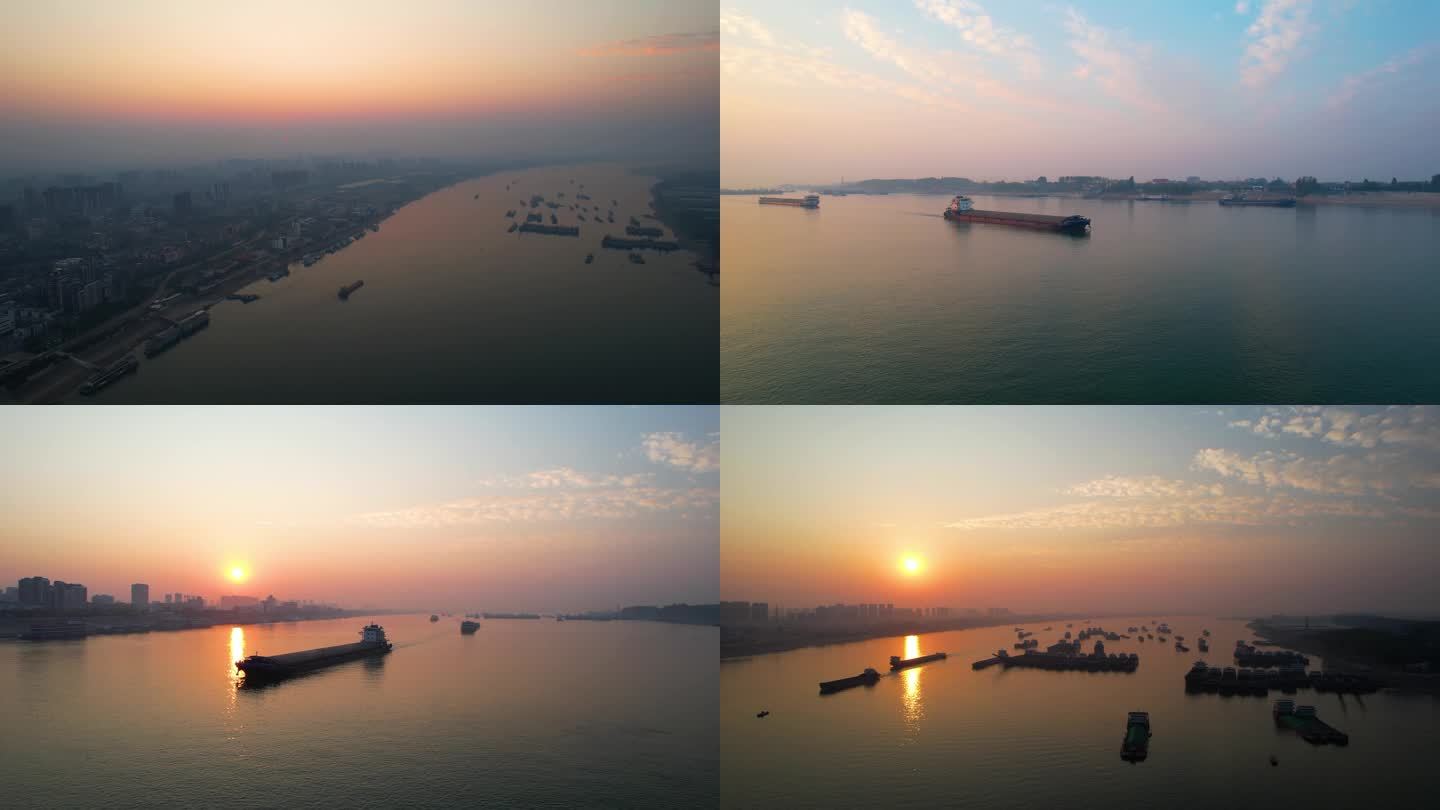 长江货轮 港口贸易 江汉经济发展 航运