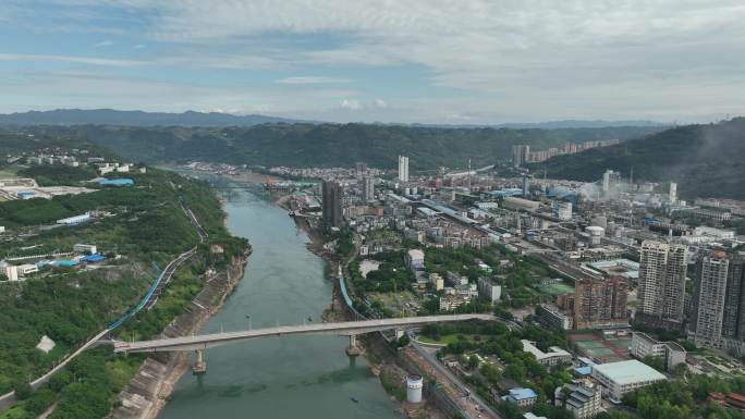 昭通市水富市航拍