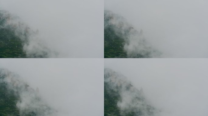 山谷云雾