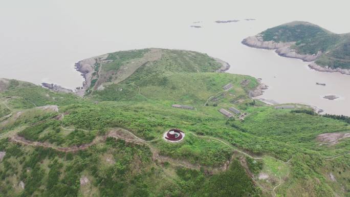 台州一江山岛航拍视频素材