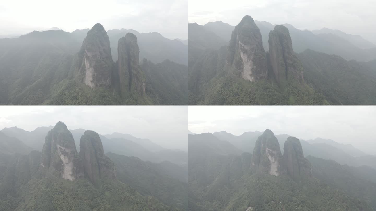 航拍祖国大好河山风貌山峰4K风景