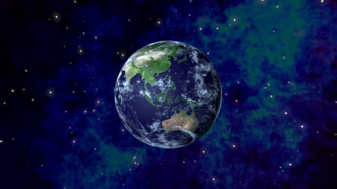 真实3D地球 宇宙 4K高清 中国地图