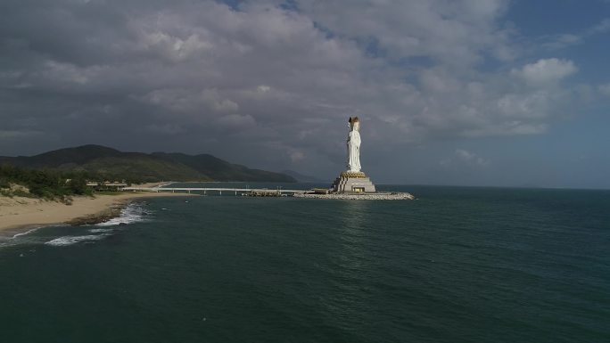 南山寺三亚海上观音海上大佛观音海南