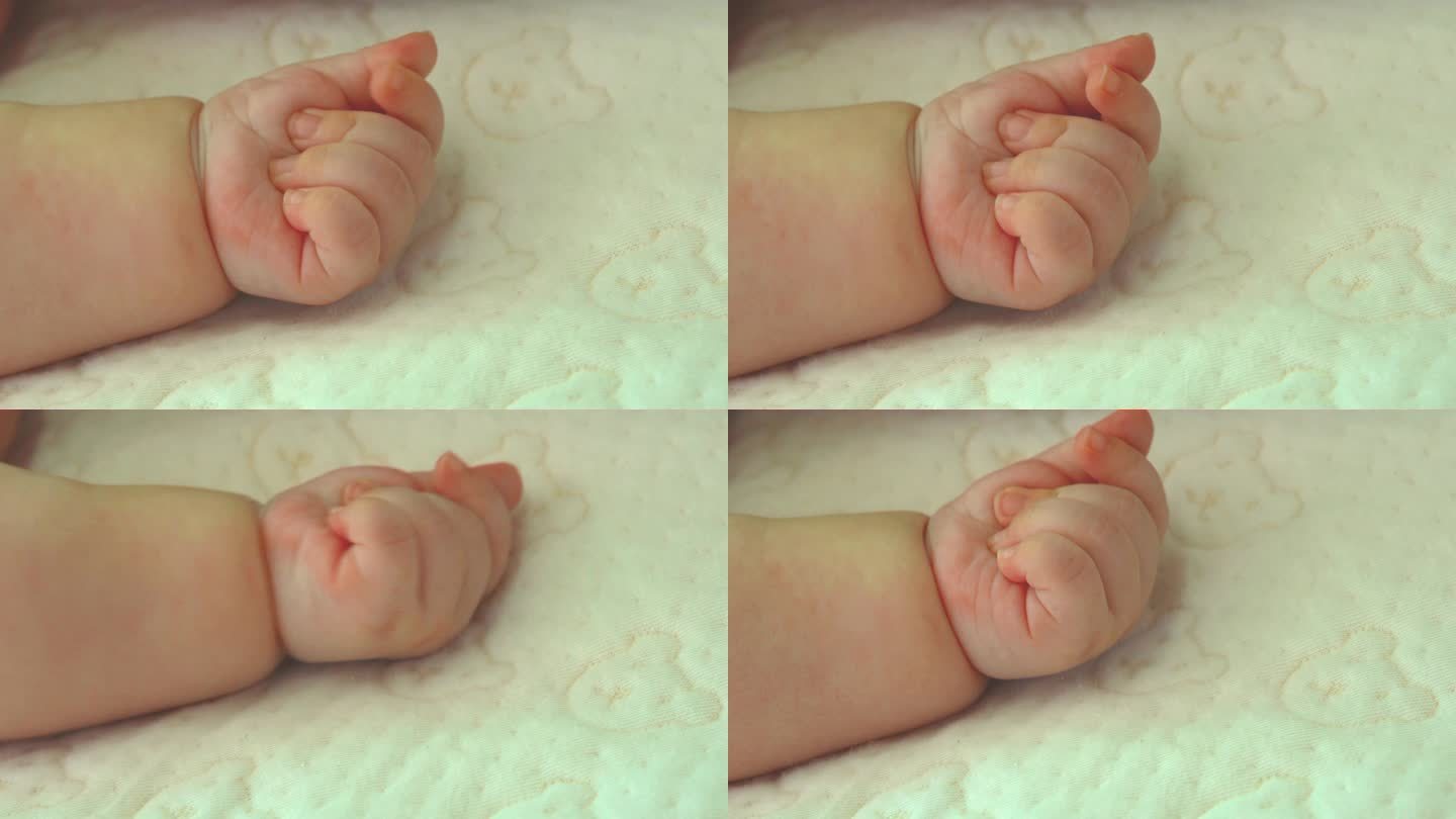 婴儿手婴儿幼儿可爱婴儿拳头手指婴儿握拳