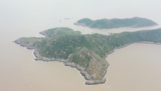 台州一江山岛航拍视频素材